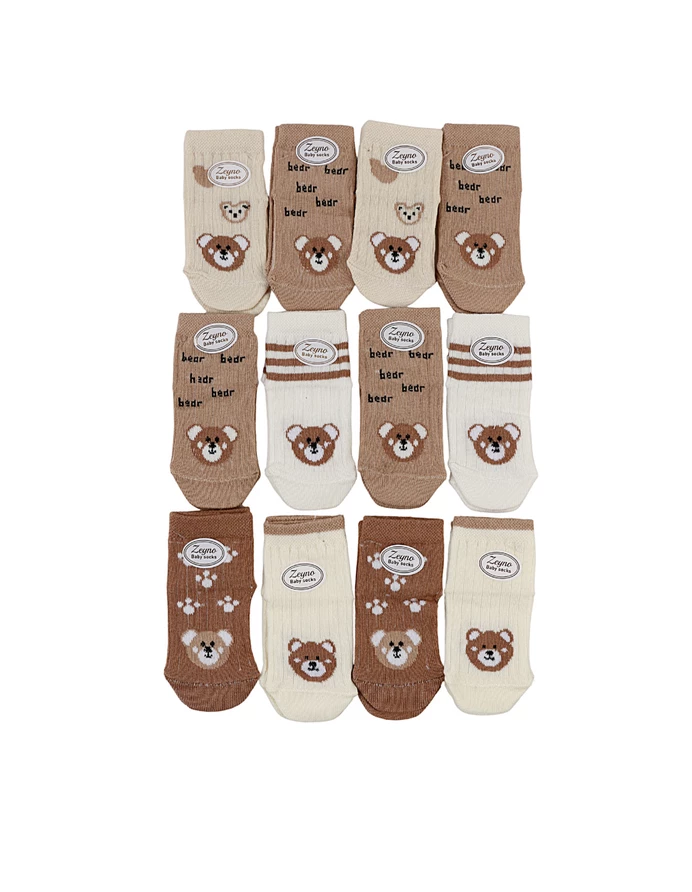 Set 12 pereschi sosete multicolor bear picture - 3