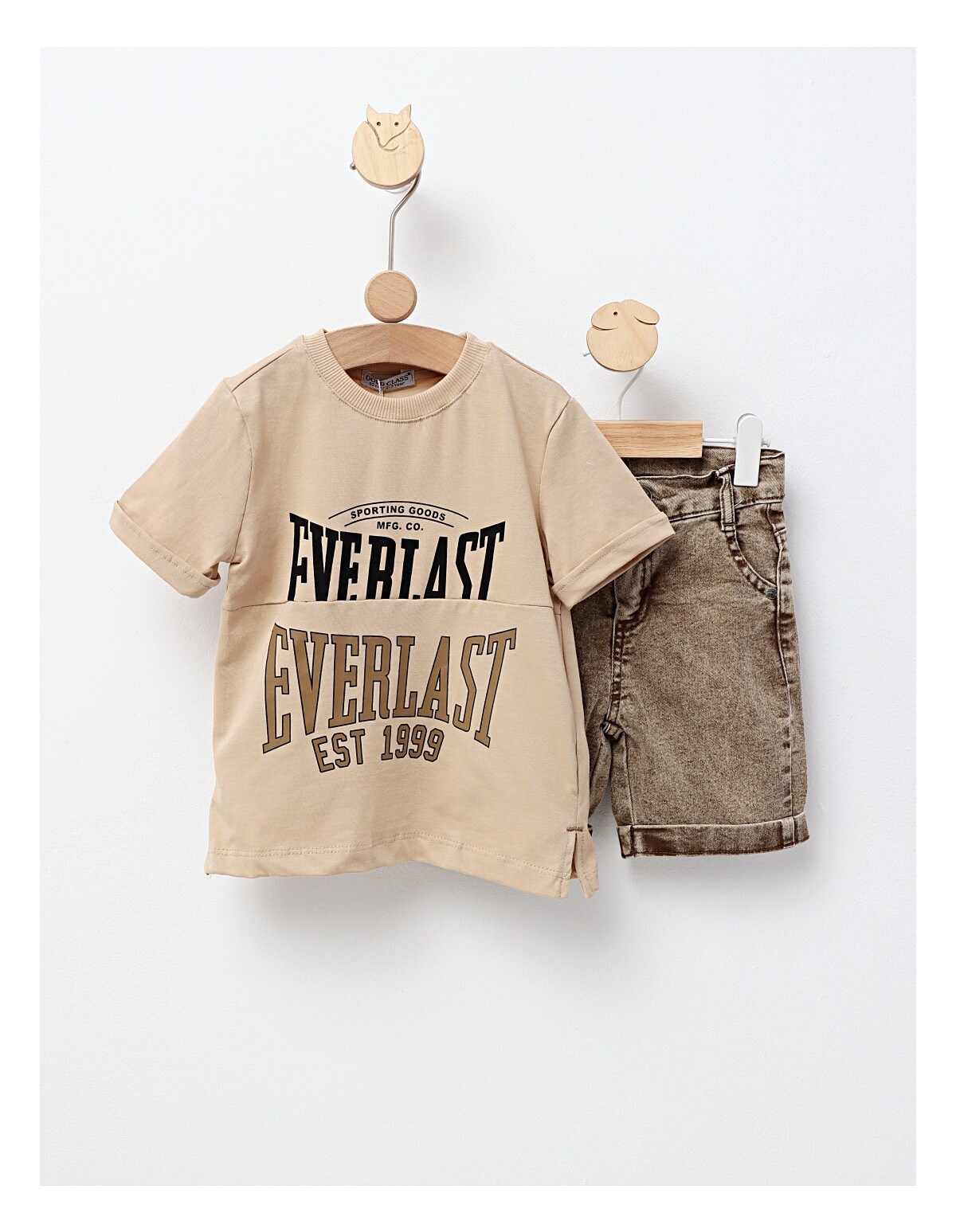 Set 2 piese EVERLAST crem