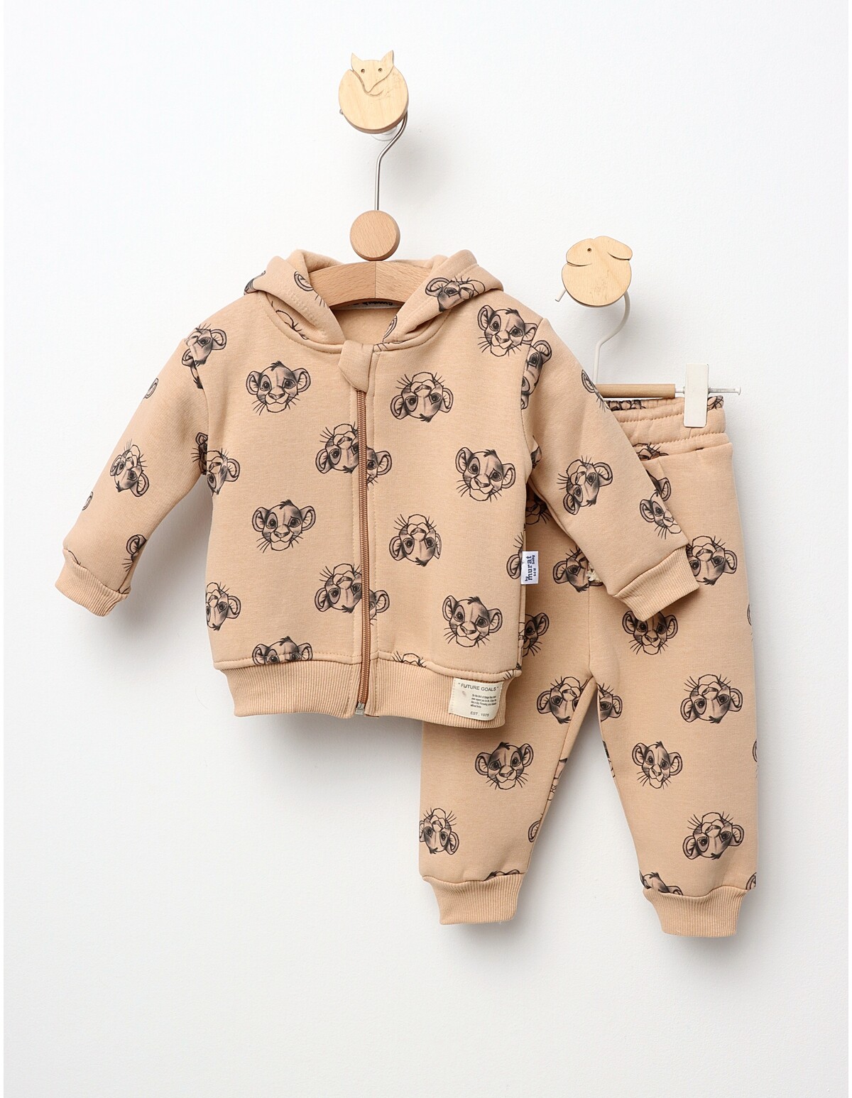 Set 2 piese Leul Simba model crem