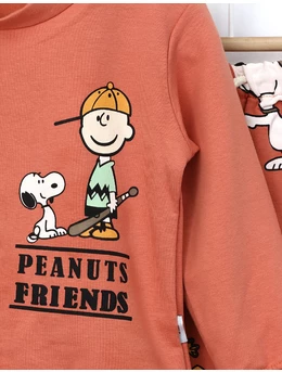 Set 2 piese Peanuts Friends caramiziu 2