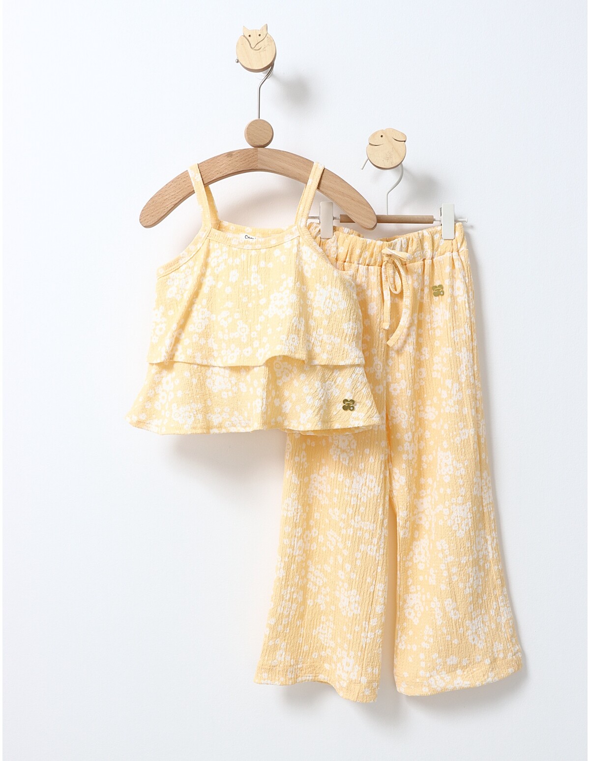 Set 2 piese Rose Kiz flowers corai