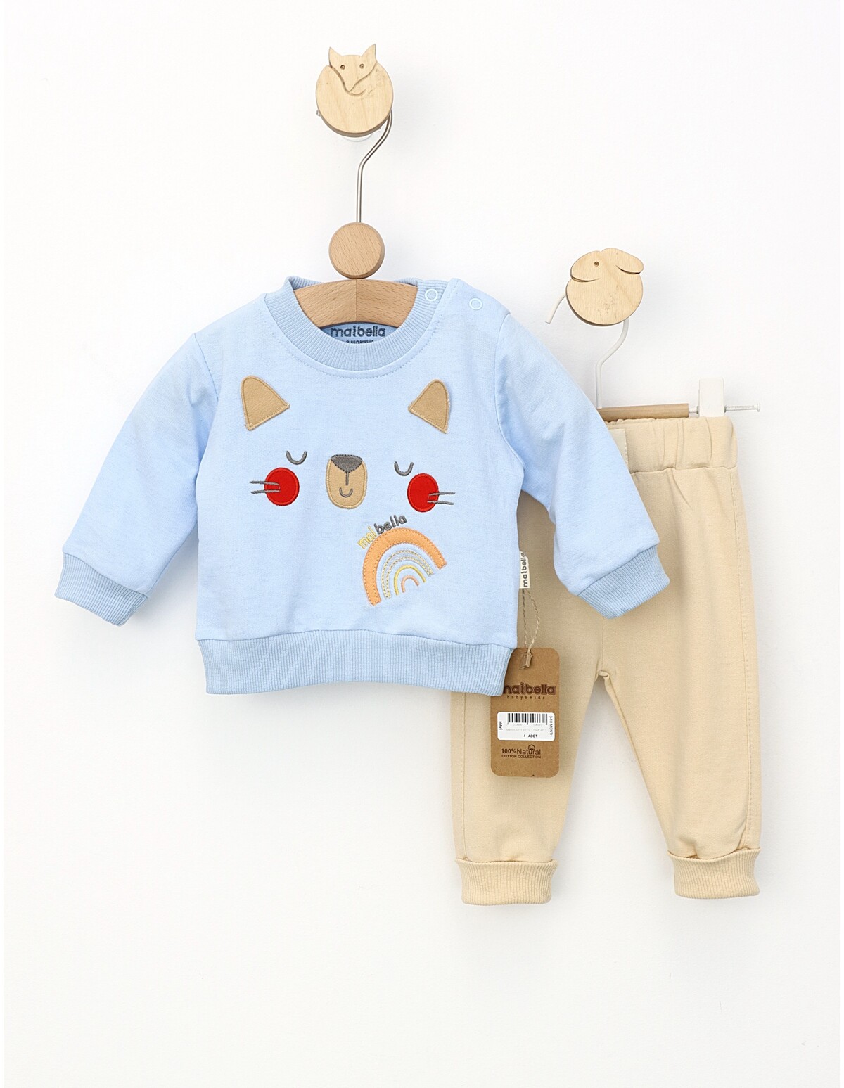 Set 2 piese Tiger Boys model blue