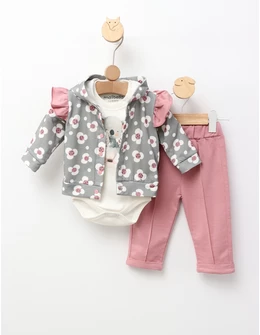 Set 3 piese, Amazing Koala, cu roz-prafuit