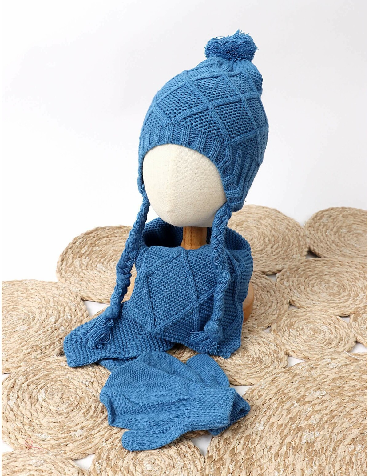 Set 3 piese Baby albastru