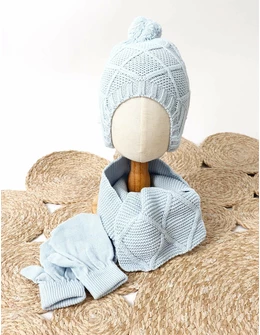 Set 3 piese Baby bleu