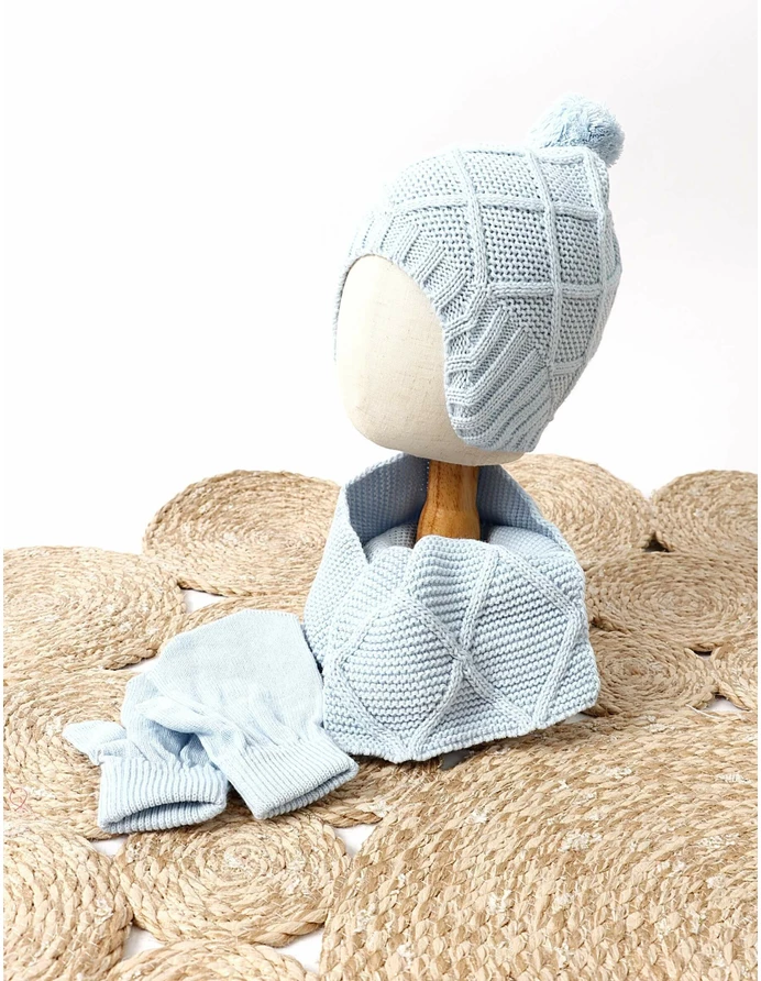 Set 3 piese Baby bleu picture - 2