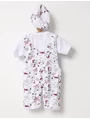 Set 3 piese bebelusi Snoopy alb-ciclam picture - 4