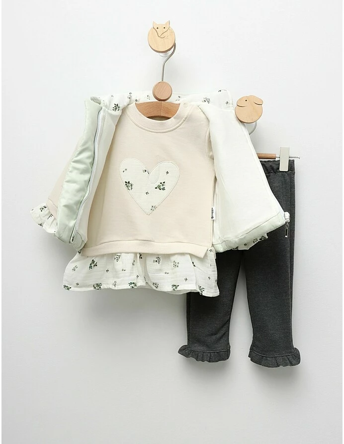 Set 3 piese cu Vesta, Bunny, verde picture - 5