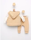 Set 3 piese cu Vesta Gofrat Nature crem picture - 4