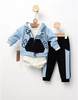 Set 3 piese Dino Zone model cu blue