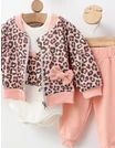 Set 3 piese, Fetita Leopard, model roz picture - 2