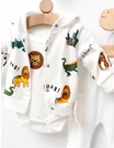 Set 3 piese Jungle Roar model alb picture - 2