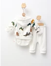 Set 3 piese Jungle Roar model alb picture - 4