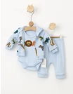 Set 3 piese Jungle Roar model blue picture - 9
