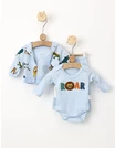 Set 3 piese Jungle Roar model blue picture - 4