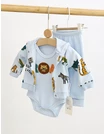 Set 3 piese Jungle Roar model blue picture - 7