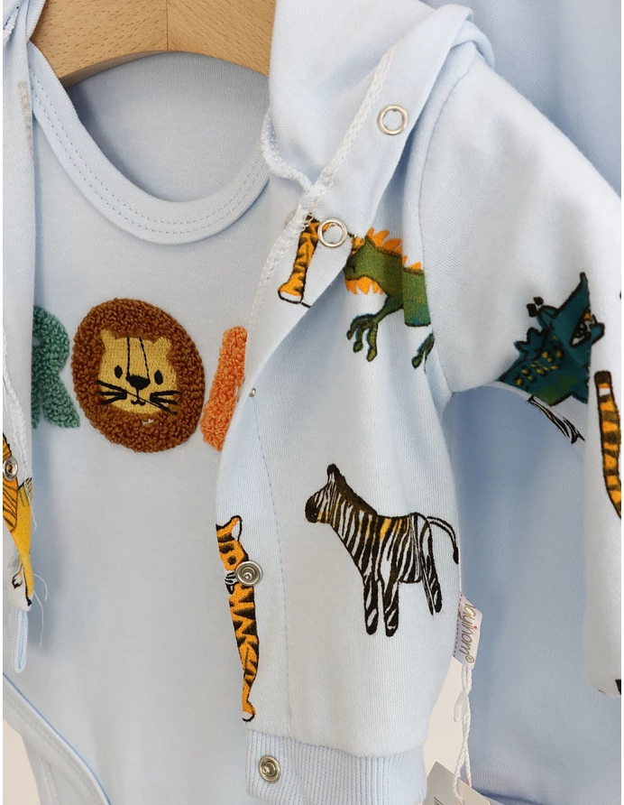 Set 3 piese Jungle Roar model blue picture - 8