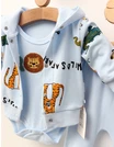Set 3 piese Jungle Roar model blue picture - 3