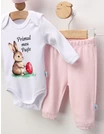 Set 3 piese Minikids, Primul Meu Paste, roz picture - 3