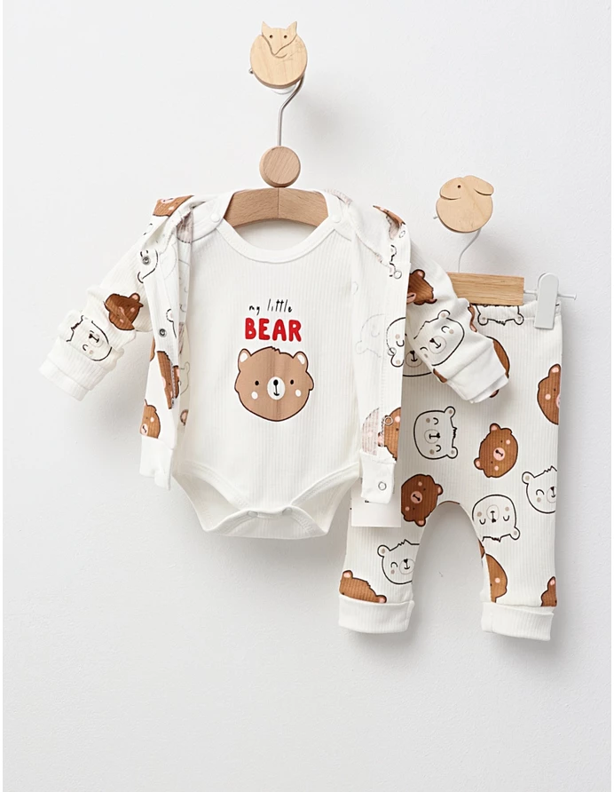 Set 3 piese, My Little Bear, cu maro picture - 3