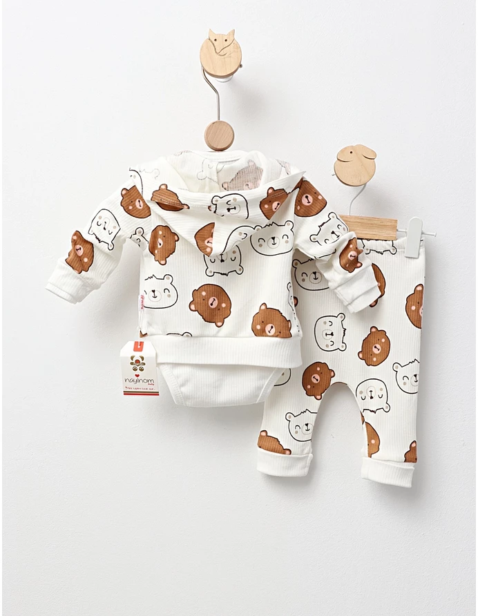 Set 3 piese, My Little Bear, cu maro picture - 4