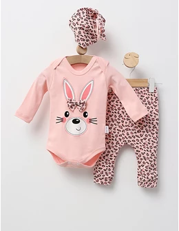 Set 3 piese, My Little Leopard, corai