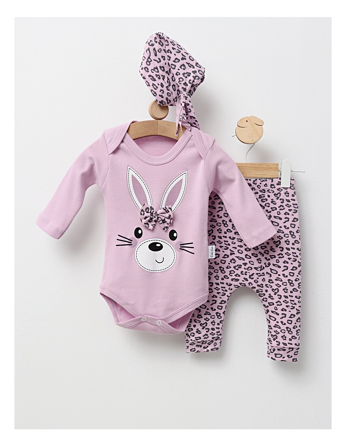 Set 3 piese, My Little Leopard, cu mov
