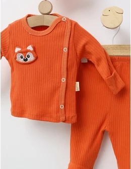 Set 3 piese Nana Foxy, caramiziu