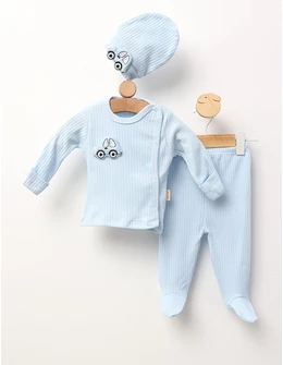 Set 3 piese Nana Masinuta, blue