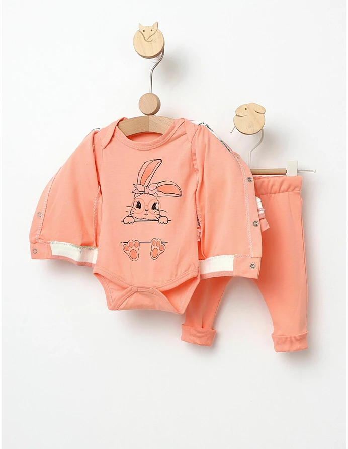 Set 3 piese Rabbit Run model corai picture - 3