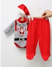 Set 3 piese Santa Claus cu rosu picture - 2