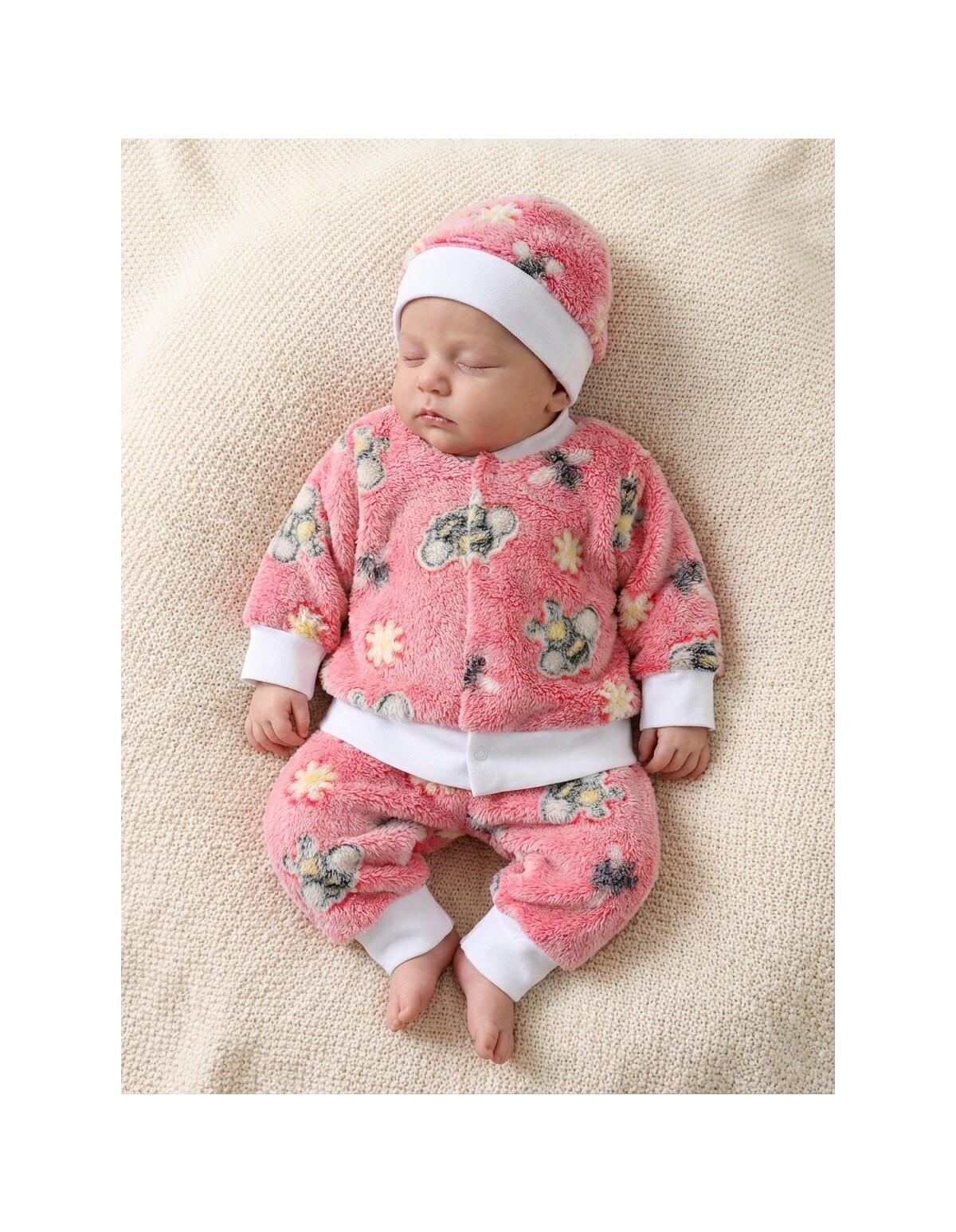 Set 3 piese, Super Cocolino, albinute ciclam