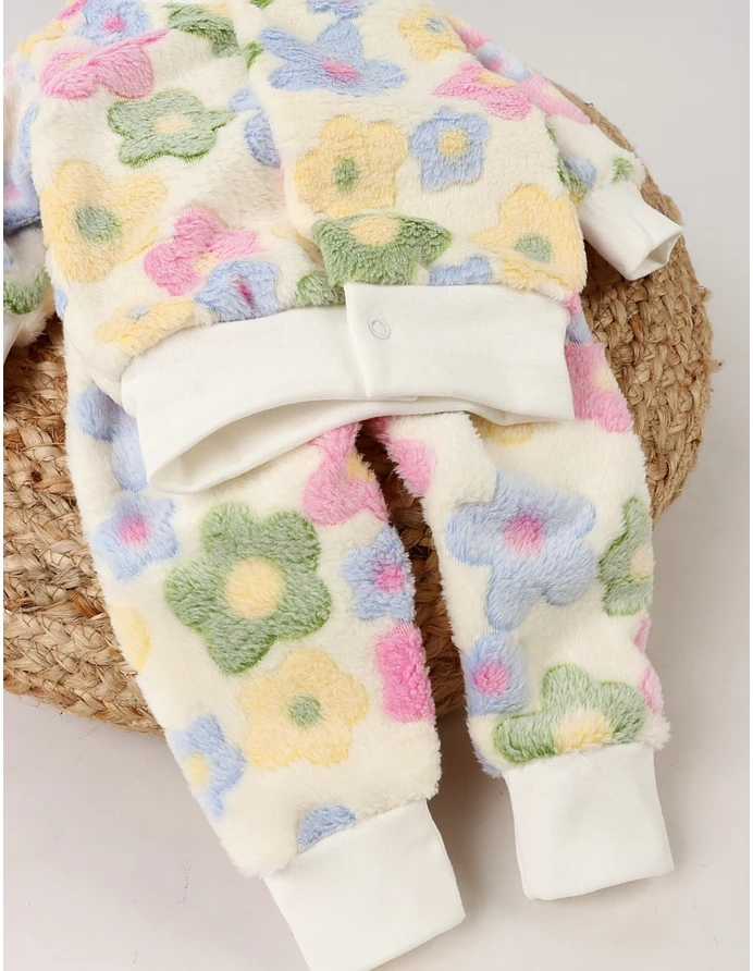 Set 3 piese, Super Cocolino, floricele multicolor picture - 5