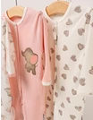 Set 3 salopete cu botosei Elephant, multicolor picture - 2