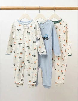 Set 3 salopete premium, Agriculture, multicolor