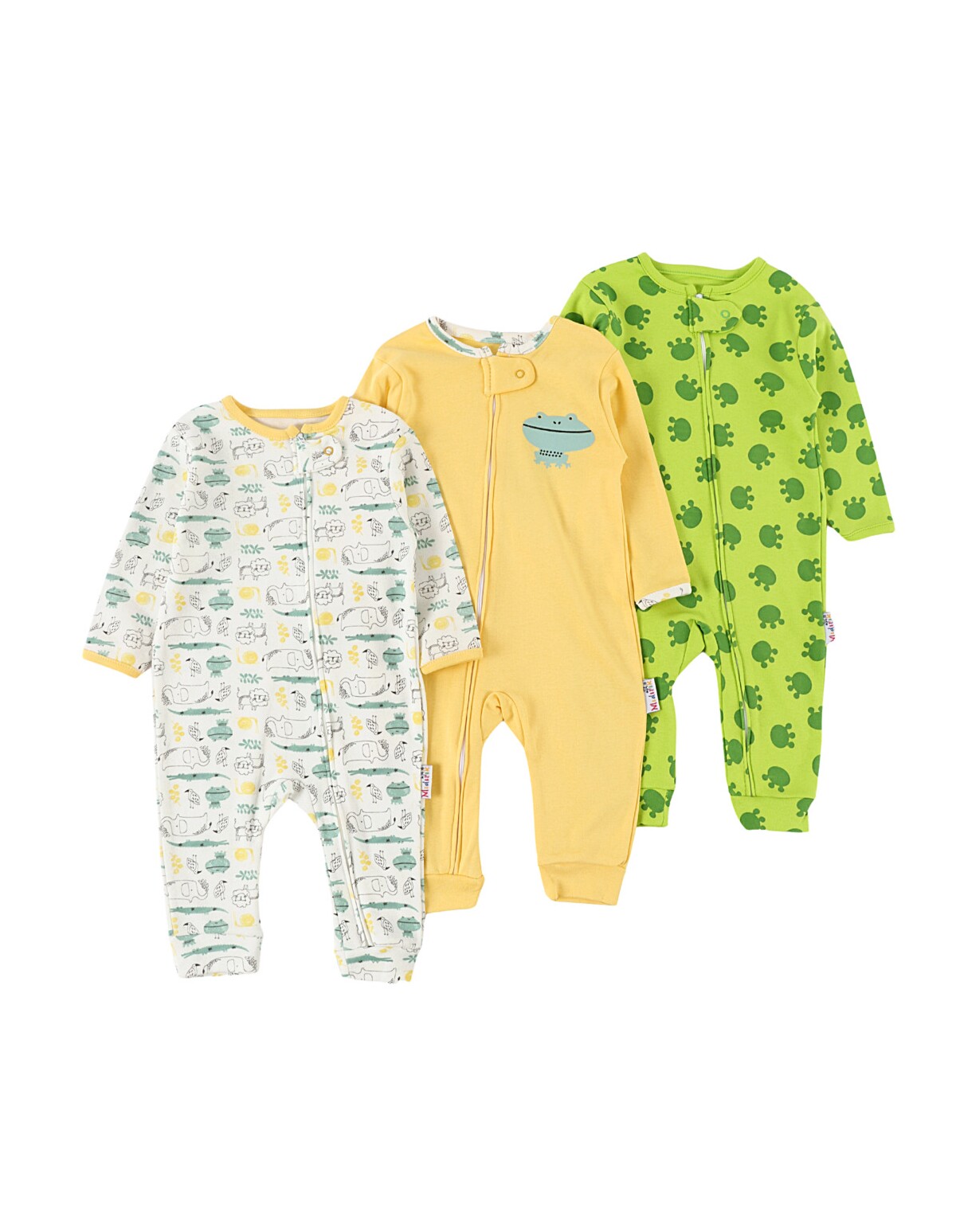 Set 3 salopete premium, Animalute multicolor