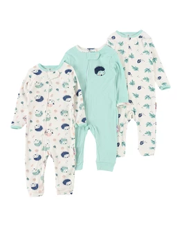 Set 3 salopete premium, Arici multicolor