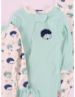 Set 3 salopete premium, Arici multicolor