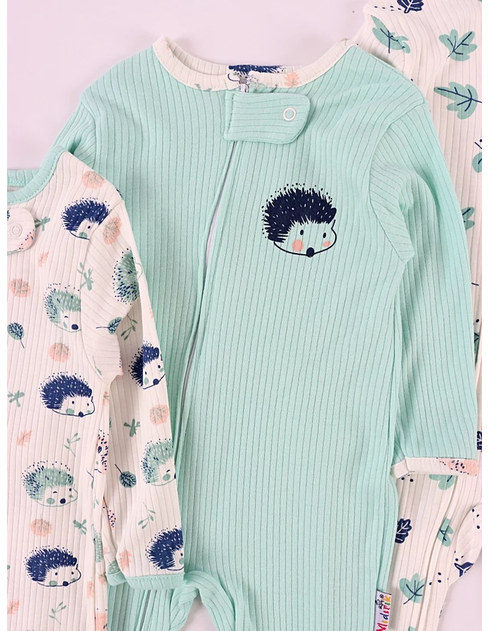 Set 3 salopete premium, Arici multicolor picture - 2