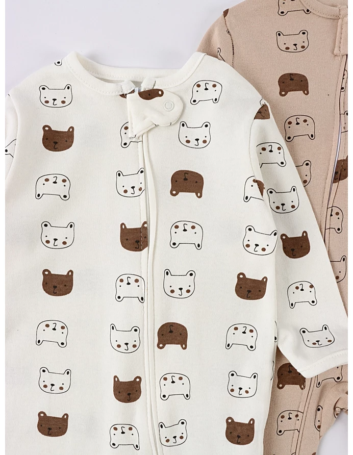Set 3 salopete premium, Bear Face multicolor picture - 3