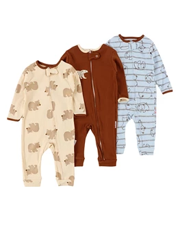 Set 3 salopete premium, Bebe Bear multicolor