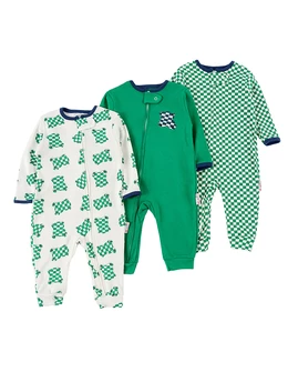Set 3 salopete premium, Carouri multicolor