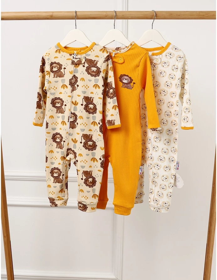 Set 3 salopete premium, Lion Lionel, multicolor picture - 4
