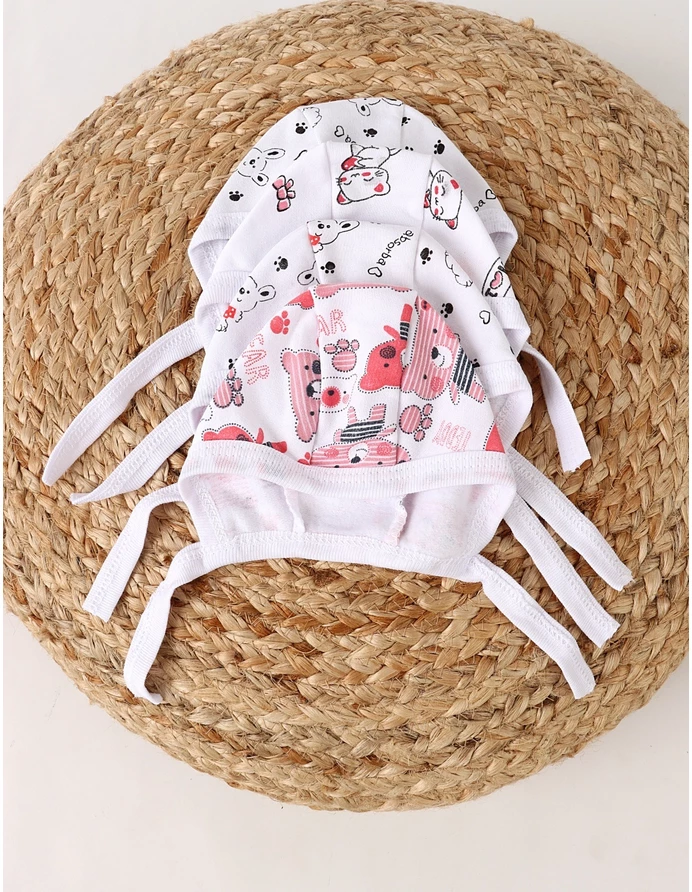 Set 4 caciulite imprimate fetite 2 picture - 2