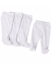 Set 4 perechi Pantalonasi cu botosei Romania alb picture - 2