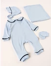 Set 4 piese bebe Kriss, model albastru deschis picture - 5
