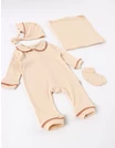 Set 4 piese bebe Kriss, model crem picture - 4