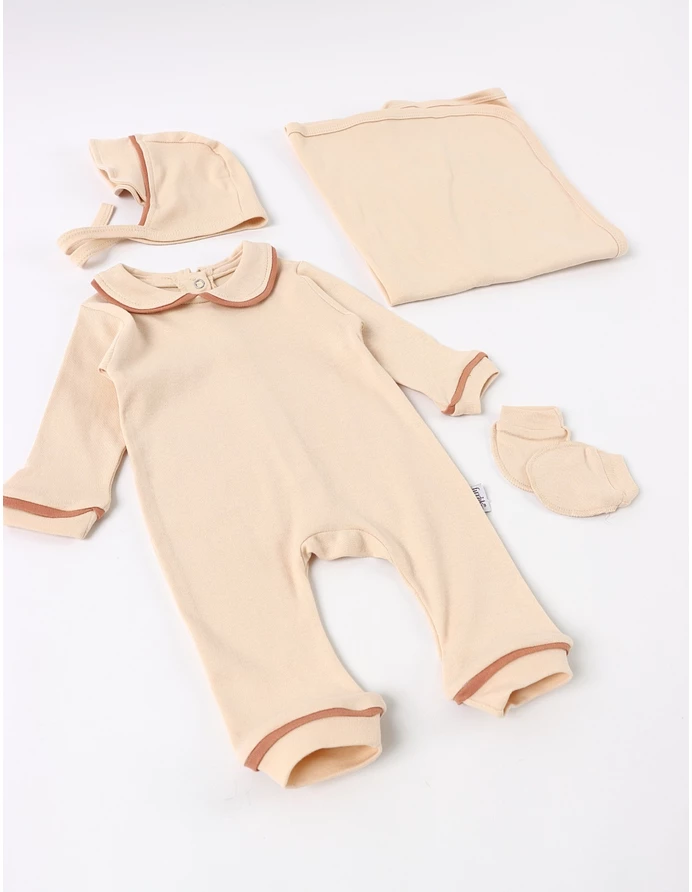 Set 4 piese bebe Kriss, model crem picture - 4