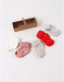 Set 5 perechi sosete Simply, colors