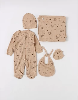 Set 5 piese bebe koala, model maro